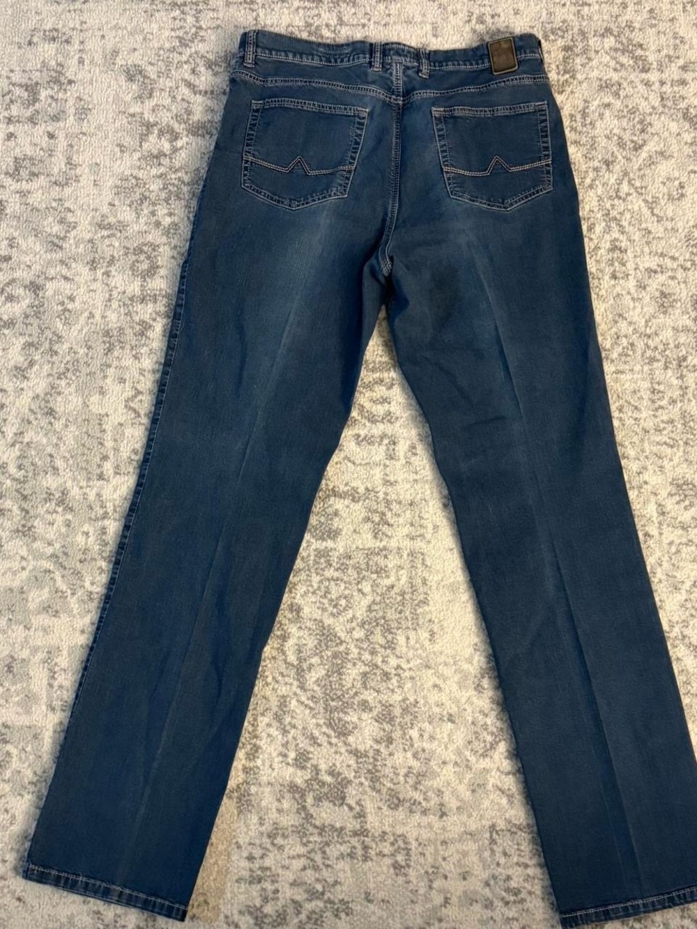 Mens Alberto Comfort Fit Blue Jeans Size 36
